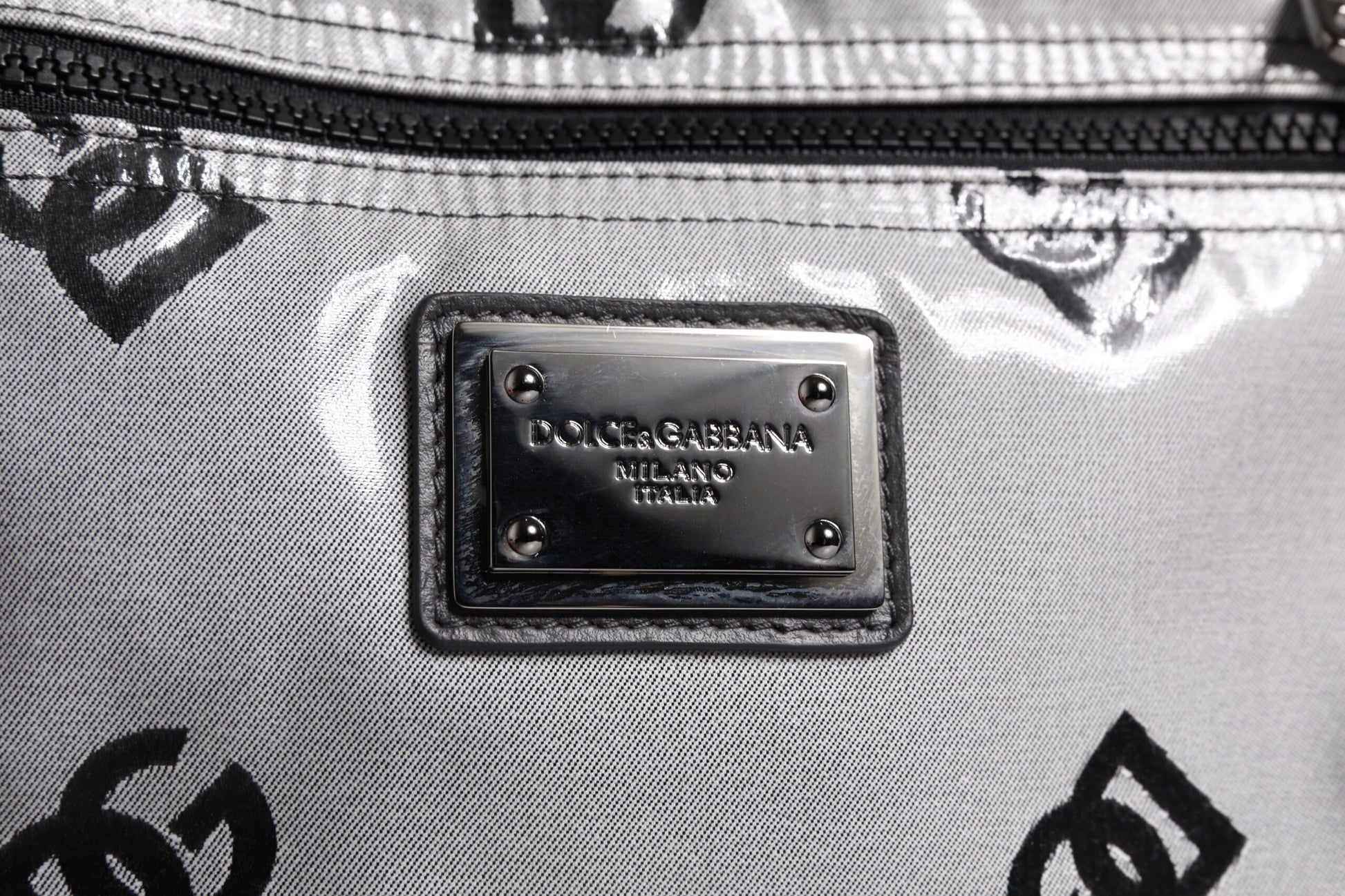 Dolce & Gabbana Grey Backpack for Men detail view