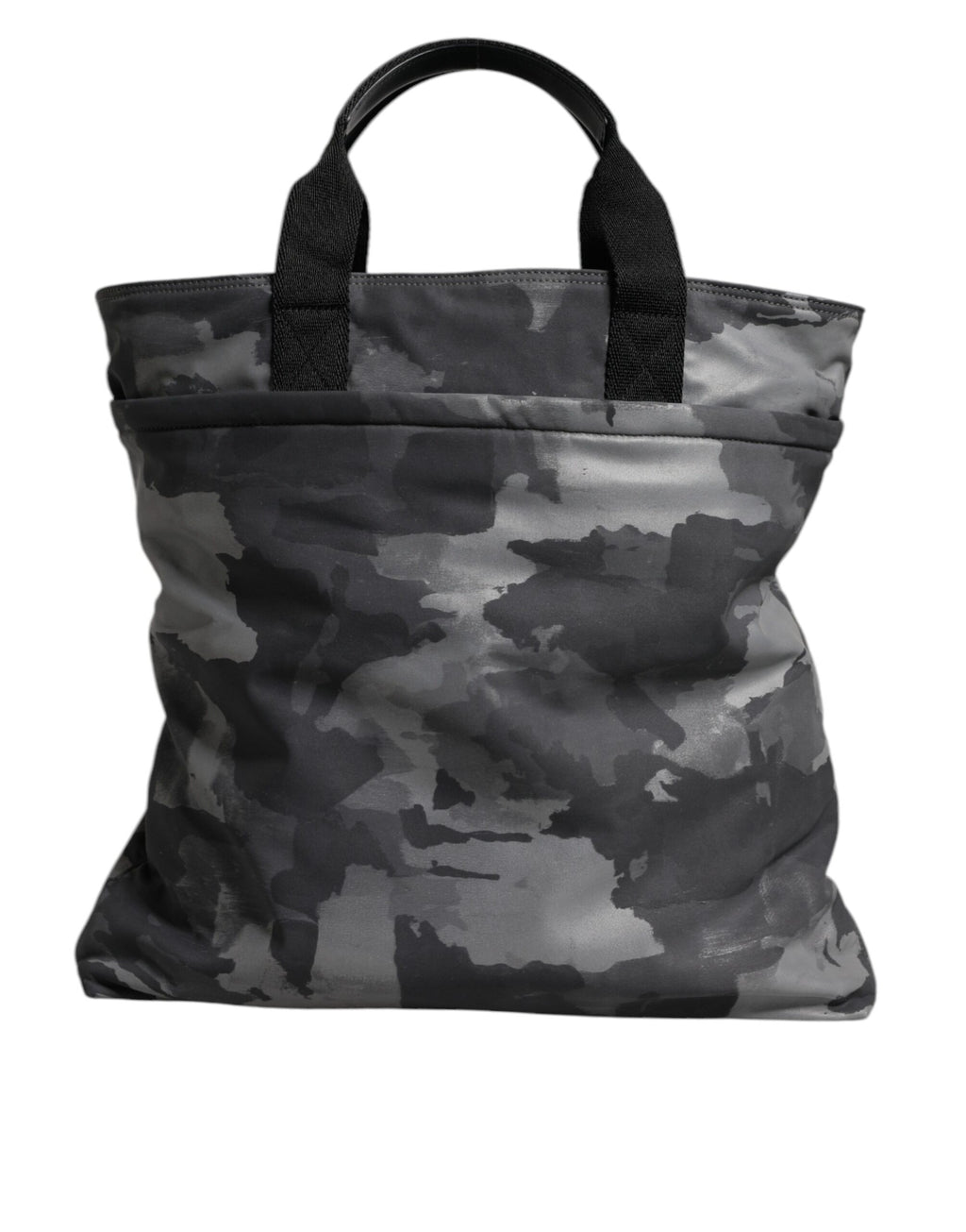 Sac à bandoulière Dolce & Gabbana camouflage noir avec plaque logo