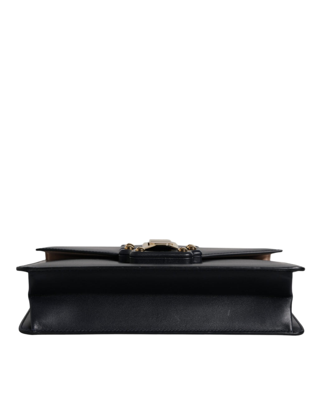 Sac bandoulière en cuir de veau noir Dolce & Gabbana