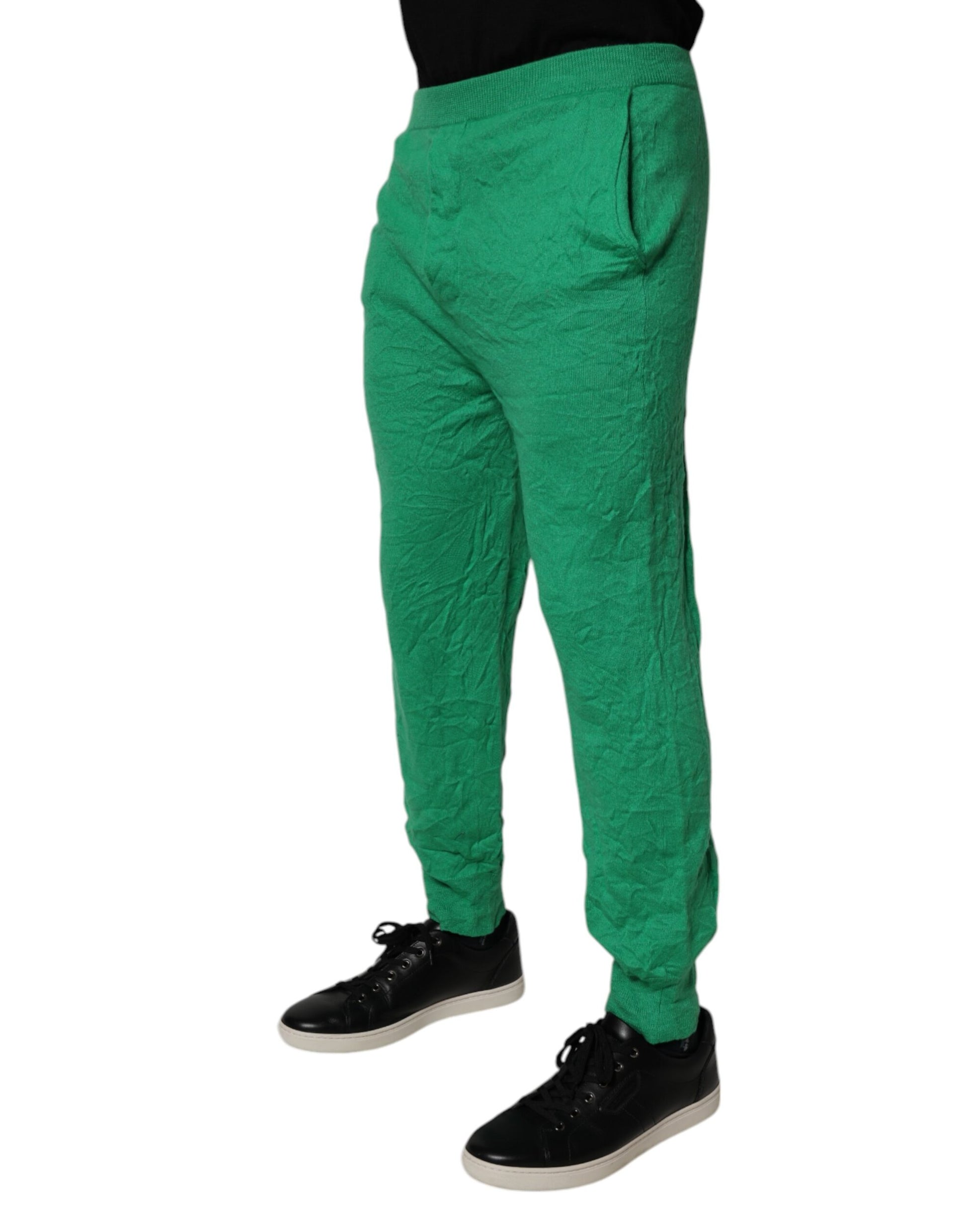 Dsquared² Green Athletic Pants for Men detail view