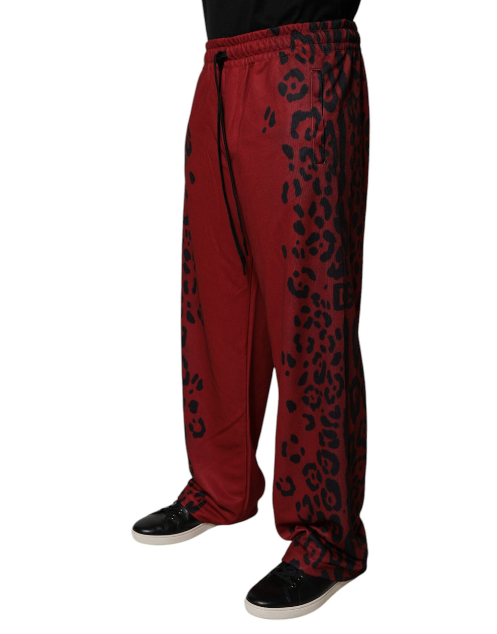 Dolce & Gabbana Red Athletic Pants for Men detail view