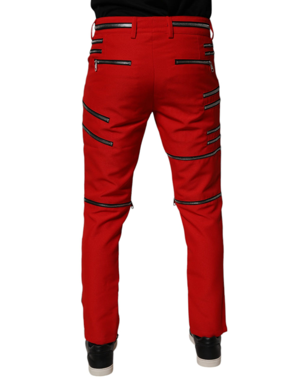 Dolce & Gabbana Red Chino Pants for Men side view