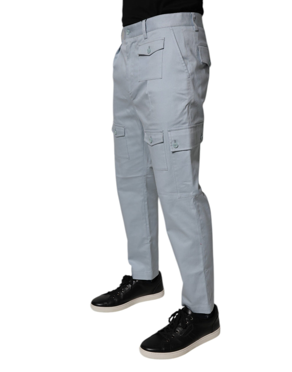 Dolce & Gabbana Blue Cargo Pants for Men detail view