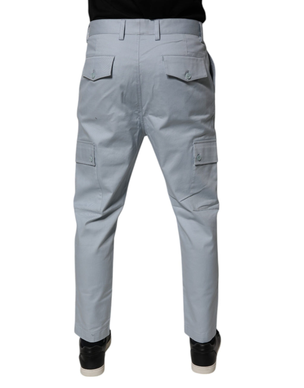 Dolce & Gabbana Blue Cargo Pants for Men side view
