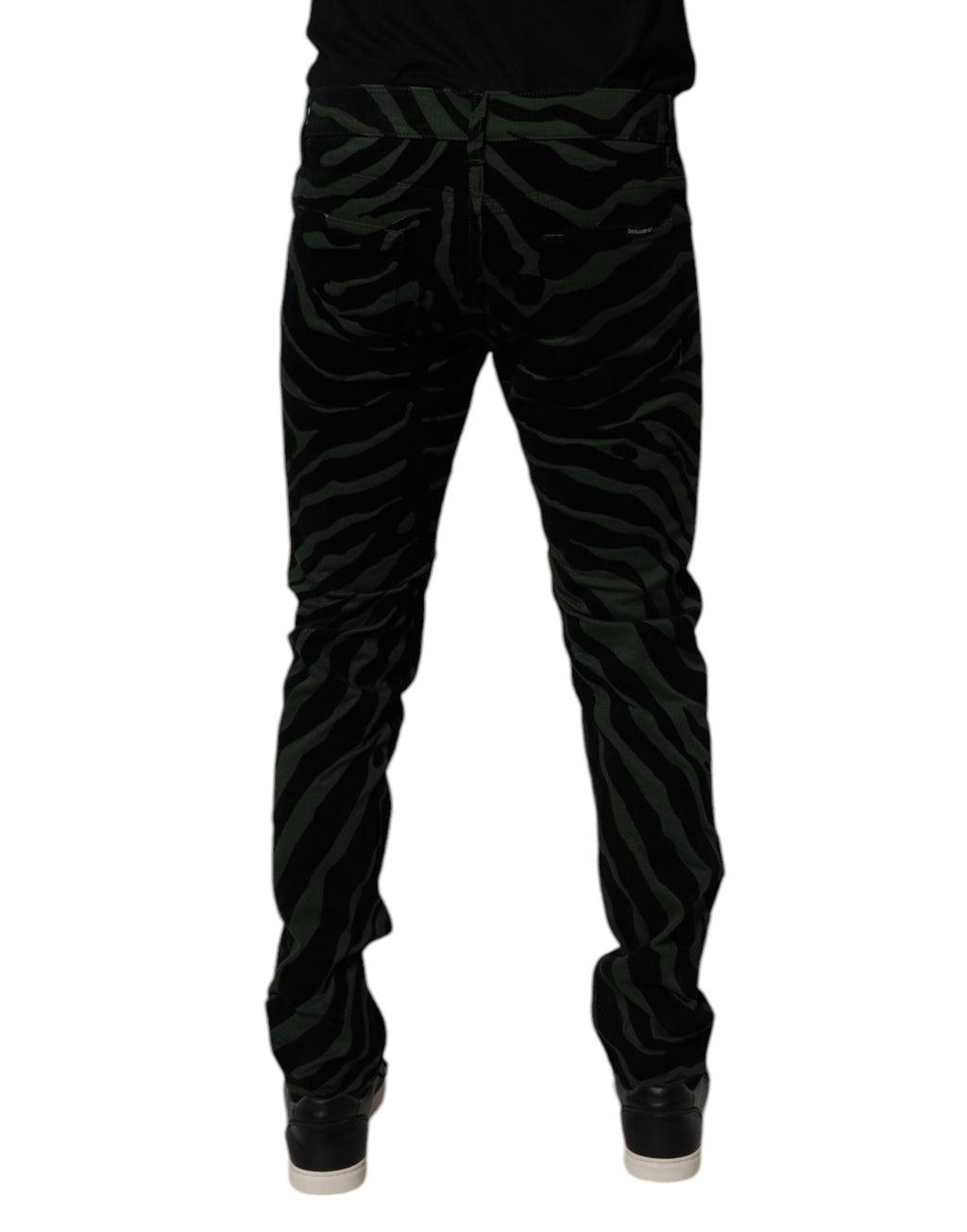 Dolce & Gabbana Black Skinny Jeans for Men side view