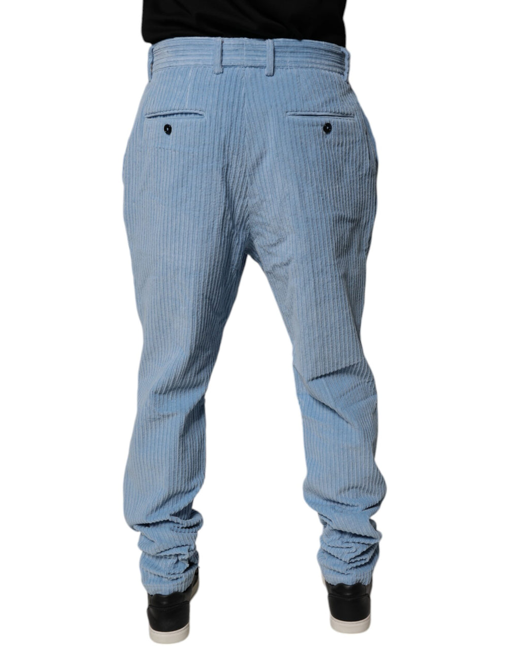Dolce & Gabbana Blue Skinny Jeans for Men side view