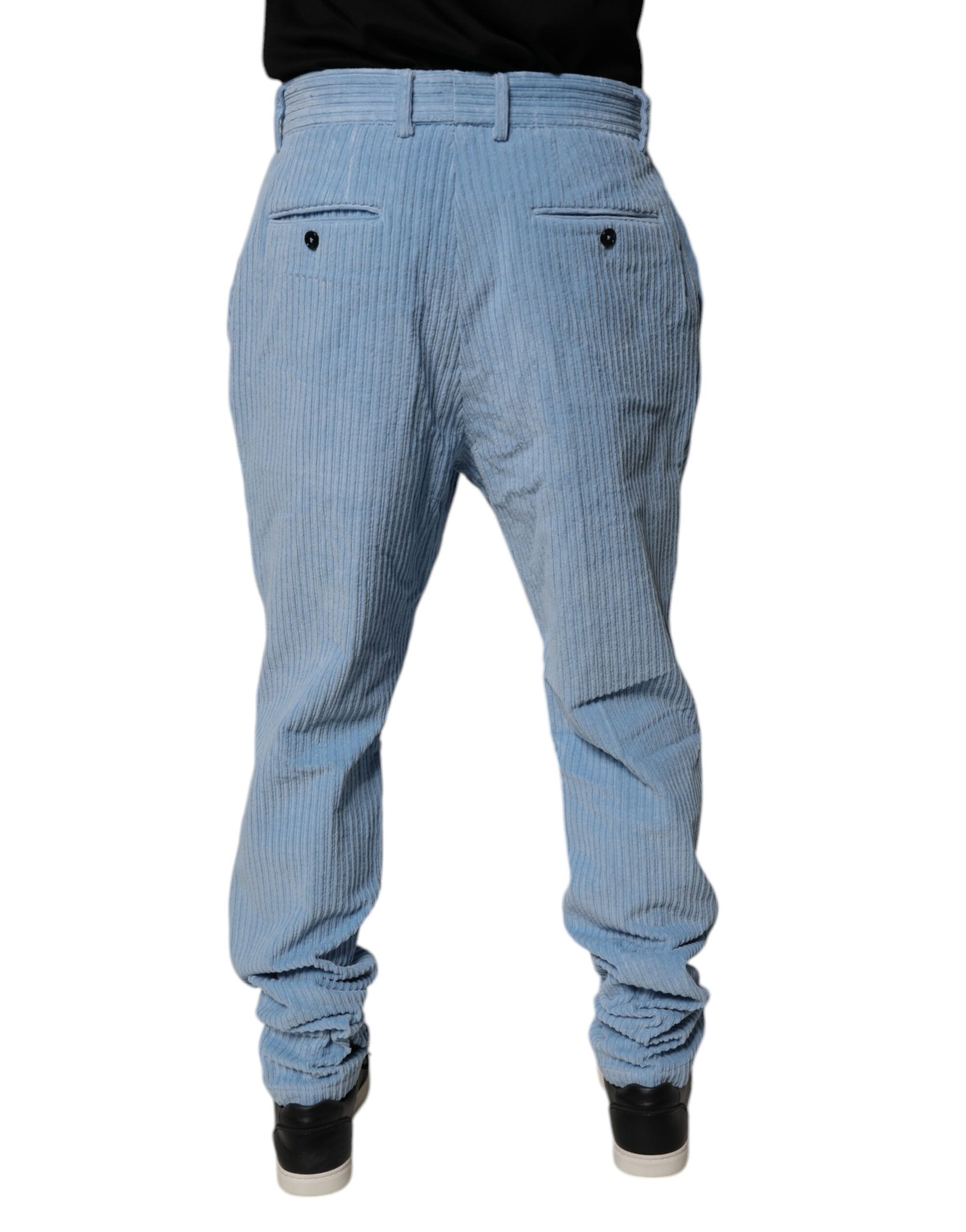 Dolce & Gabbana Blue Skinny Jeans for Men side view