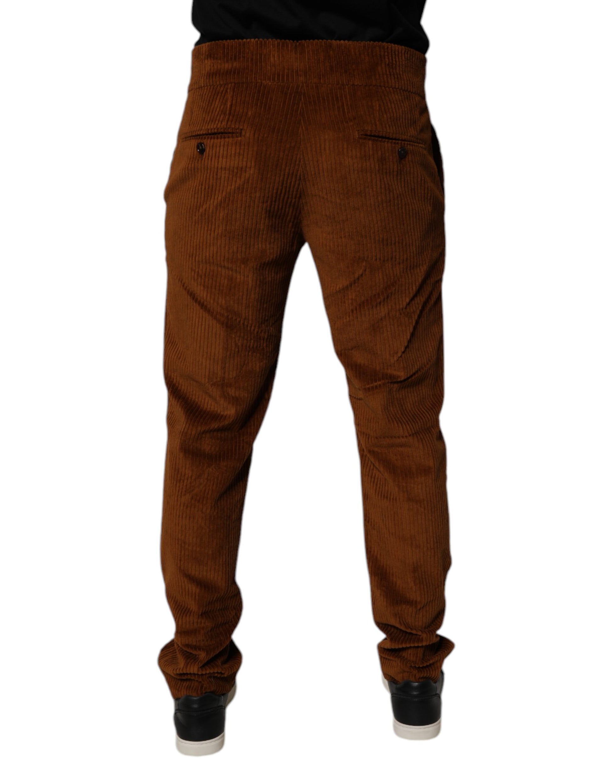 Dolce & Gabbana Brown Skinny Jeans for Men side view