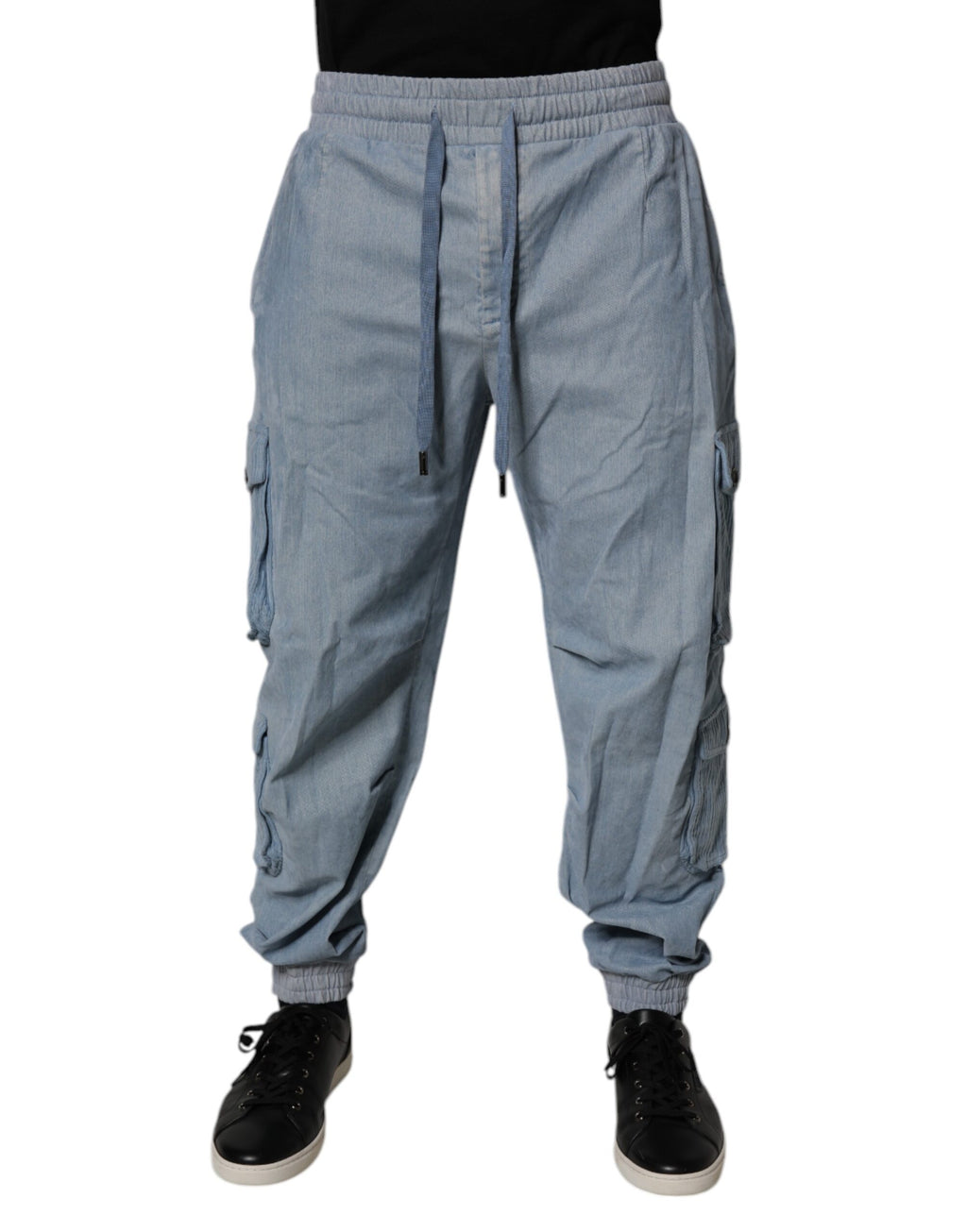 Dolce & Gabbana Blue Cargo Pants for Men alternate view