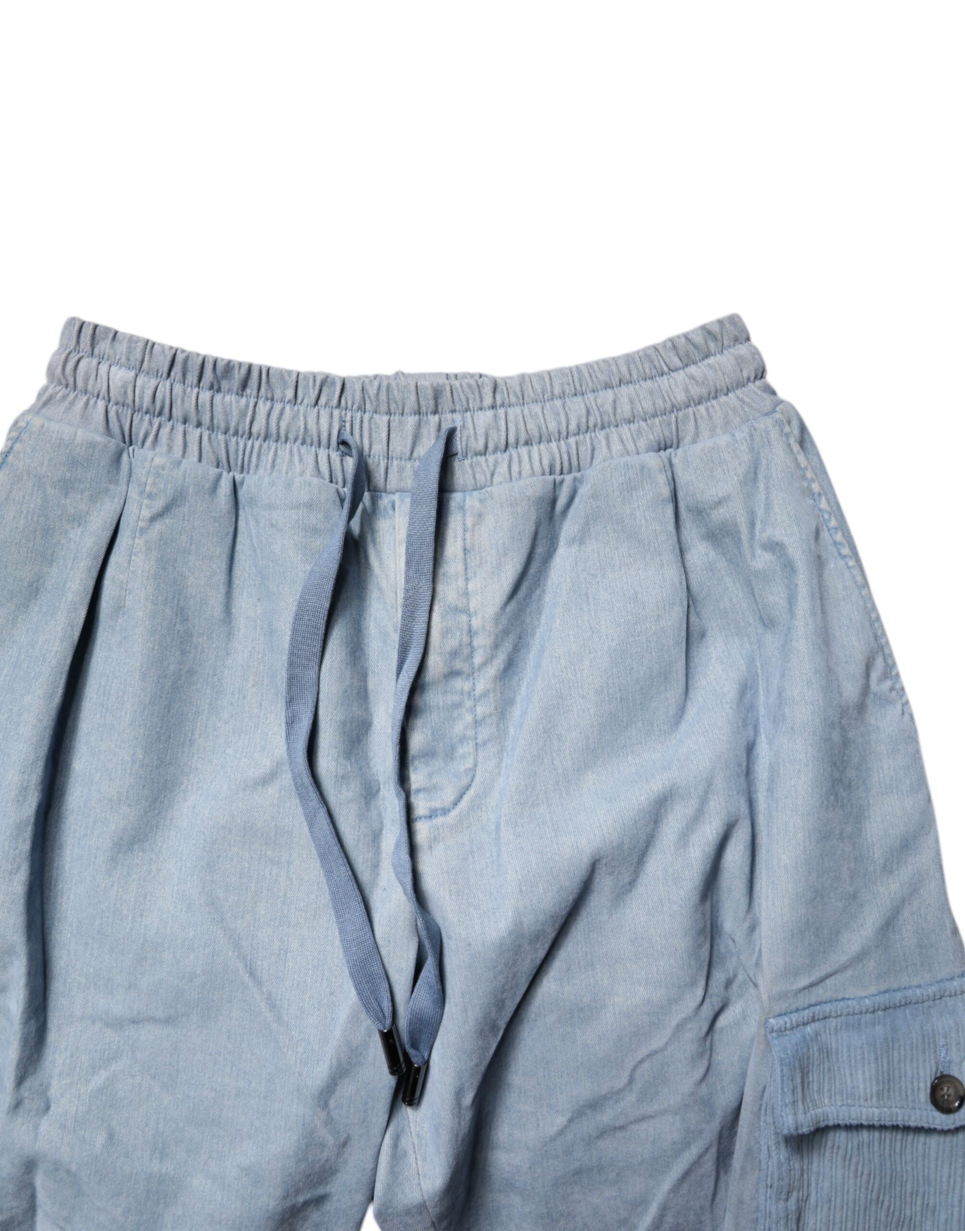 Dolce & Gabbana Blue Cargo Pants for Men additional view
