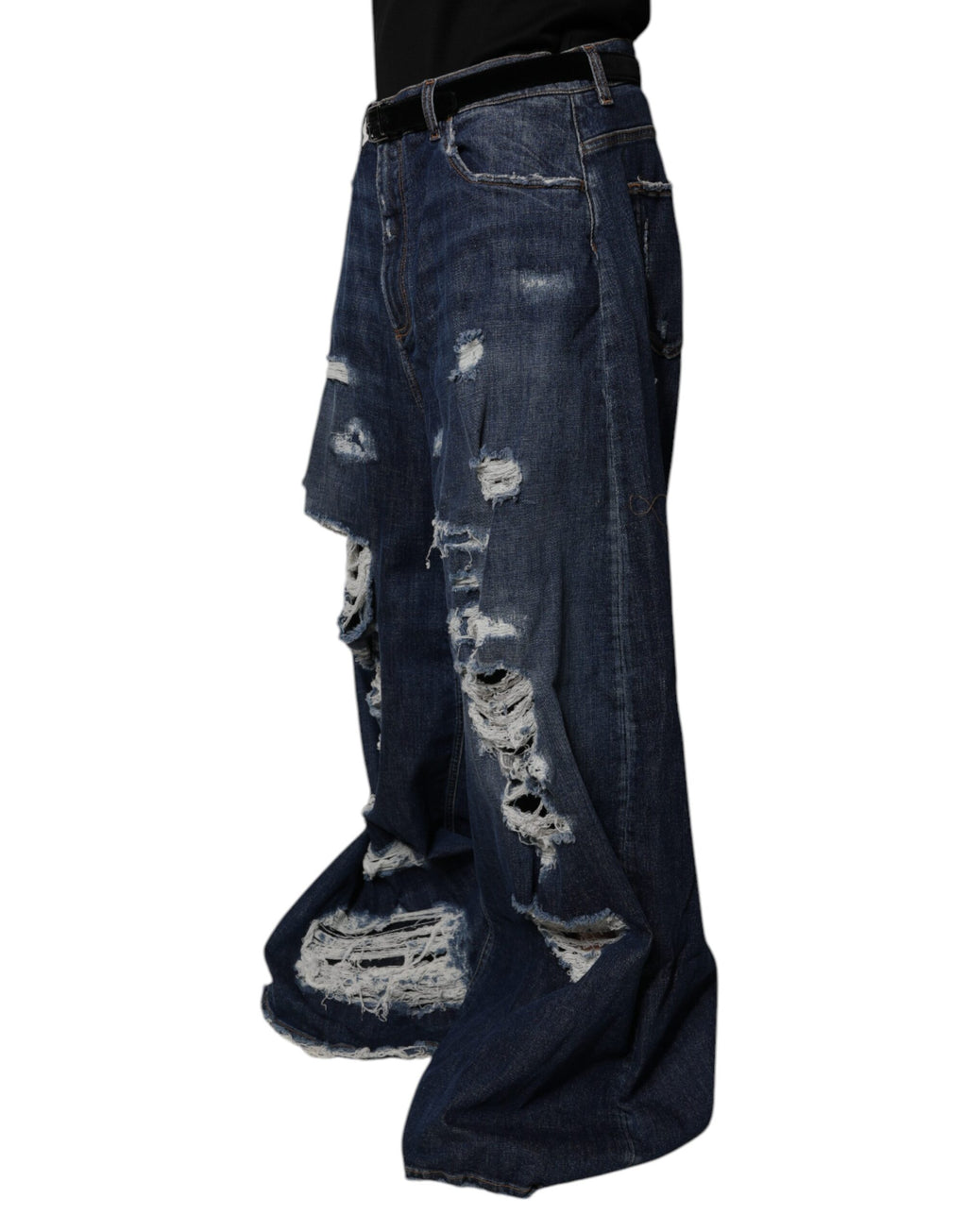 Dolce & Gabbana Blue Straight Leg Jeans for Men detail view