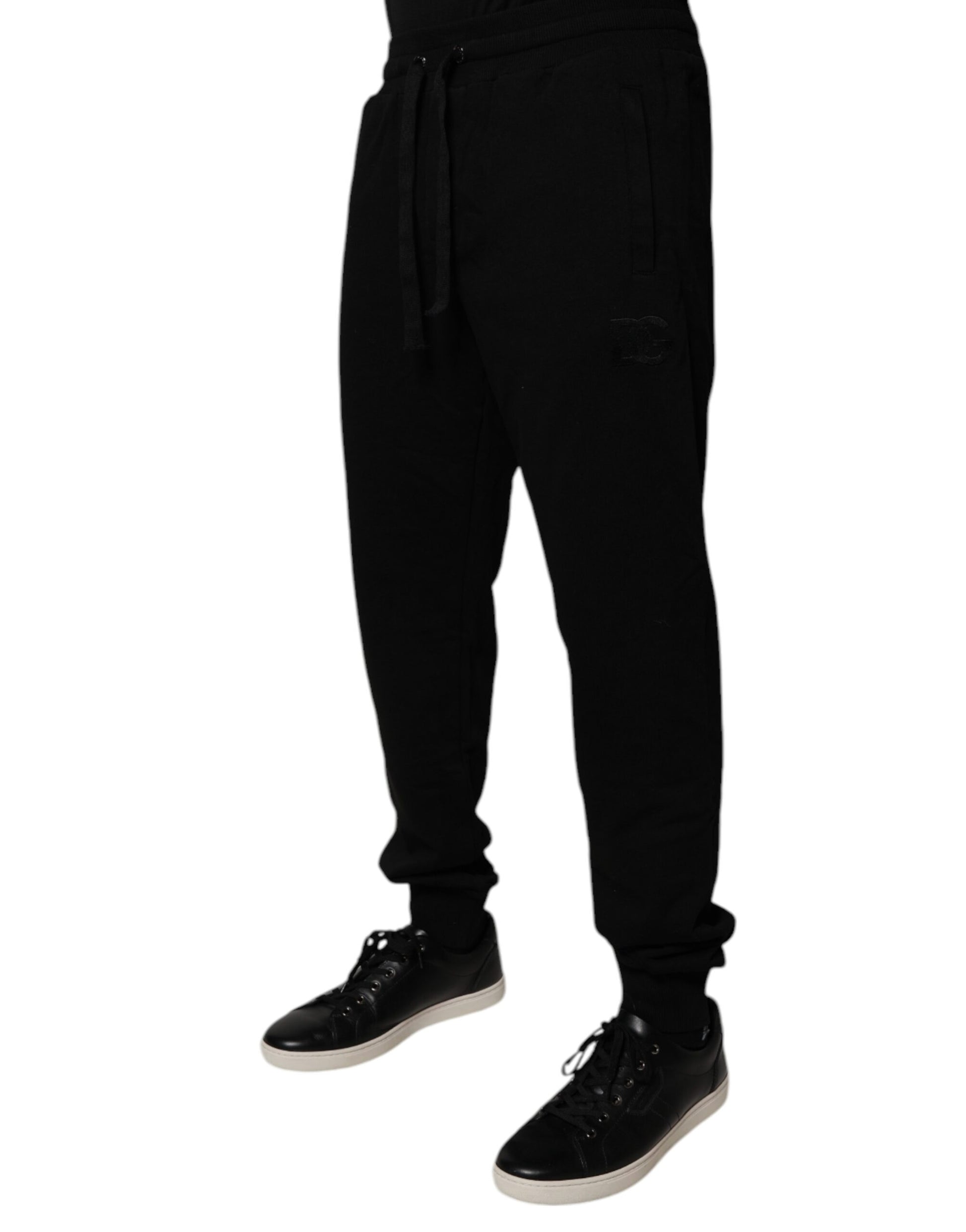Dolce & Gabbana Black Athletic Pants for Men detail view
