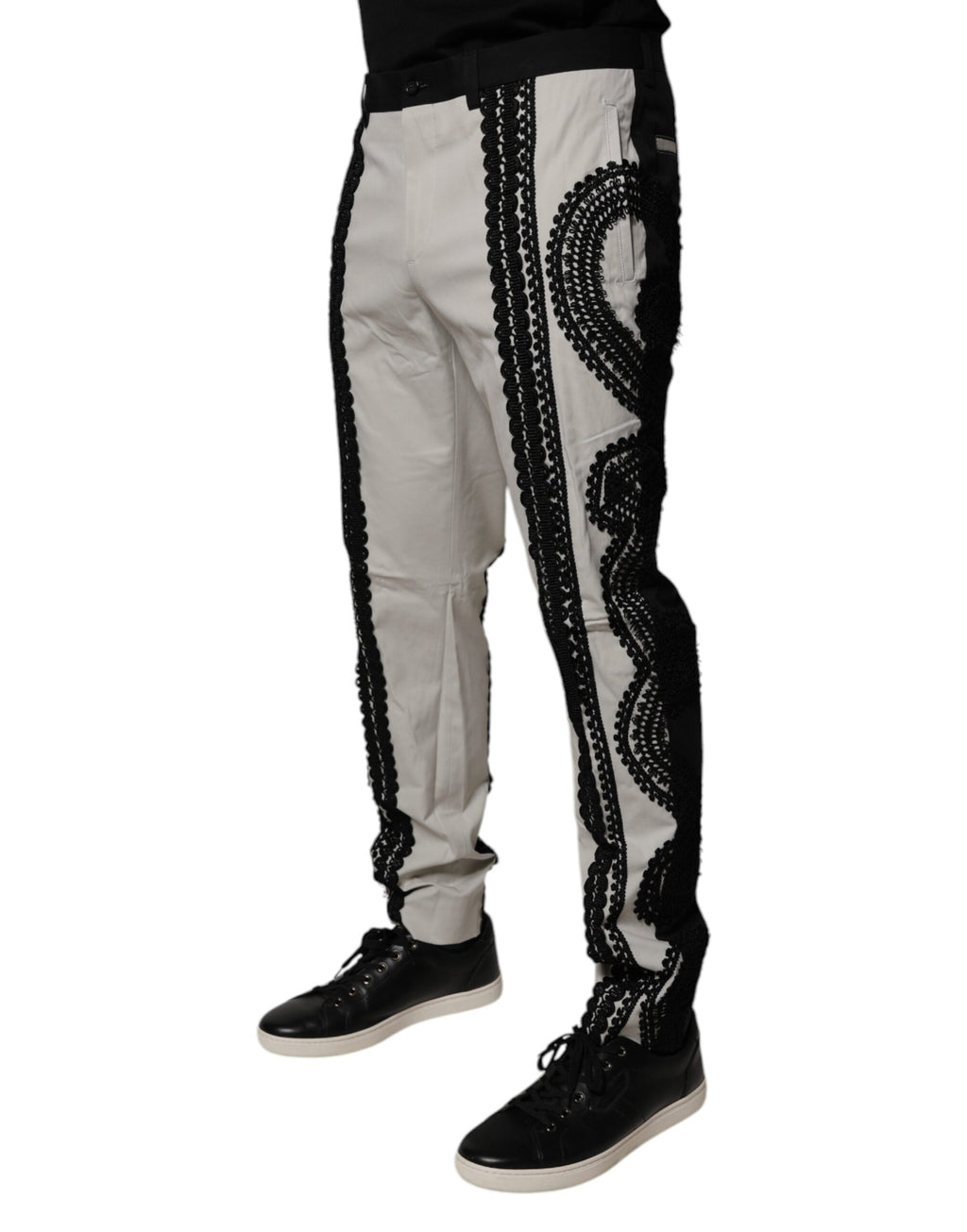 Dolce & Gabbana White Dress Pants for Men detail view