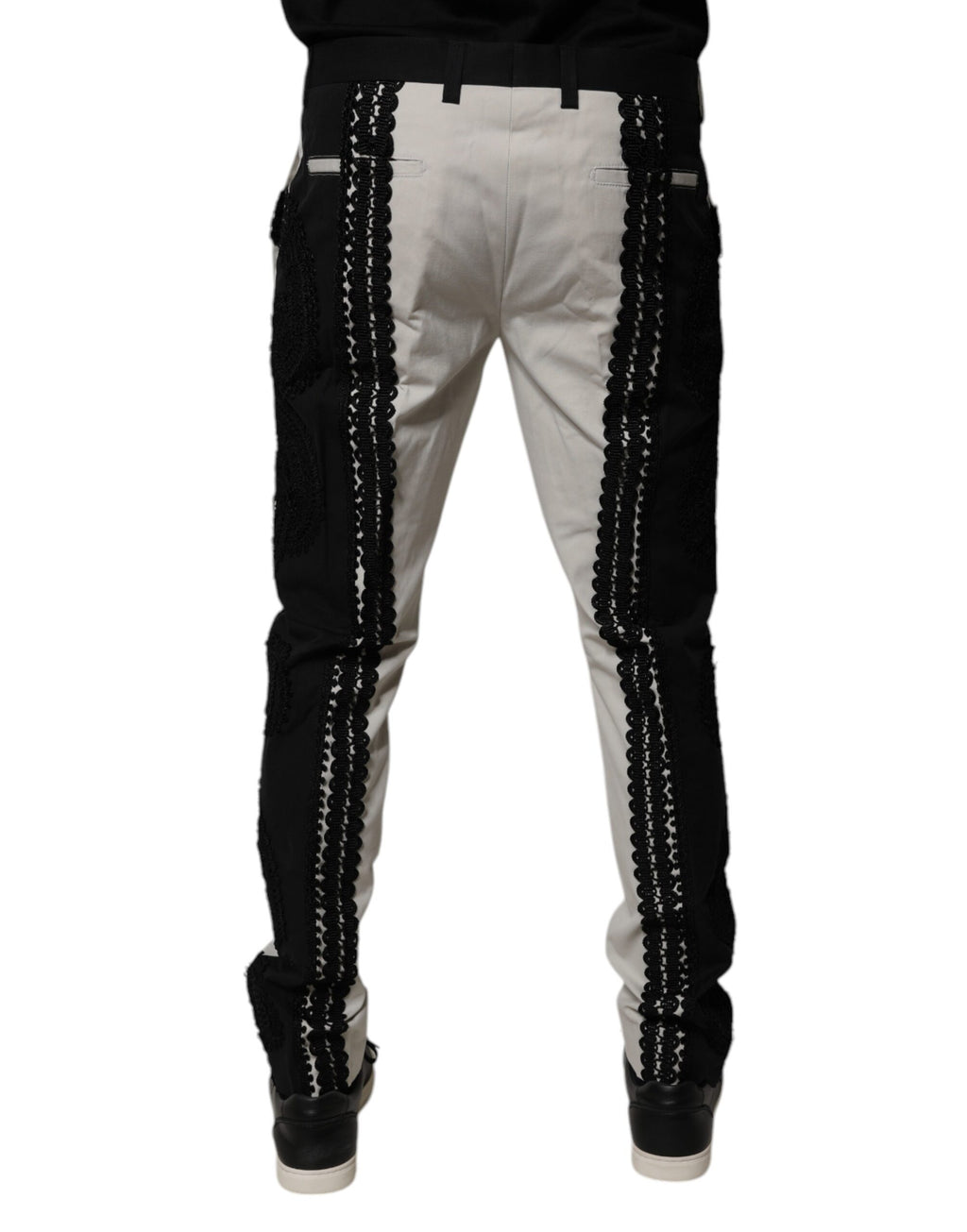 Dolce & Gabbana White Dress Pants for Men side view