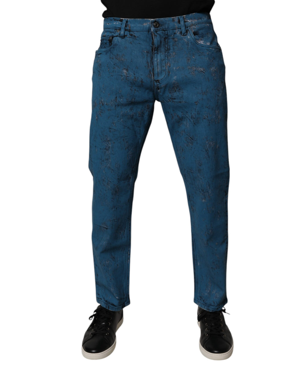 Dolce & Gabbana Blue Skinny Jeans for Men alternate view