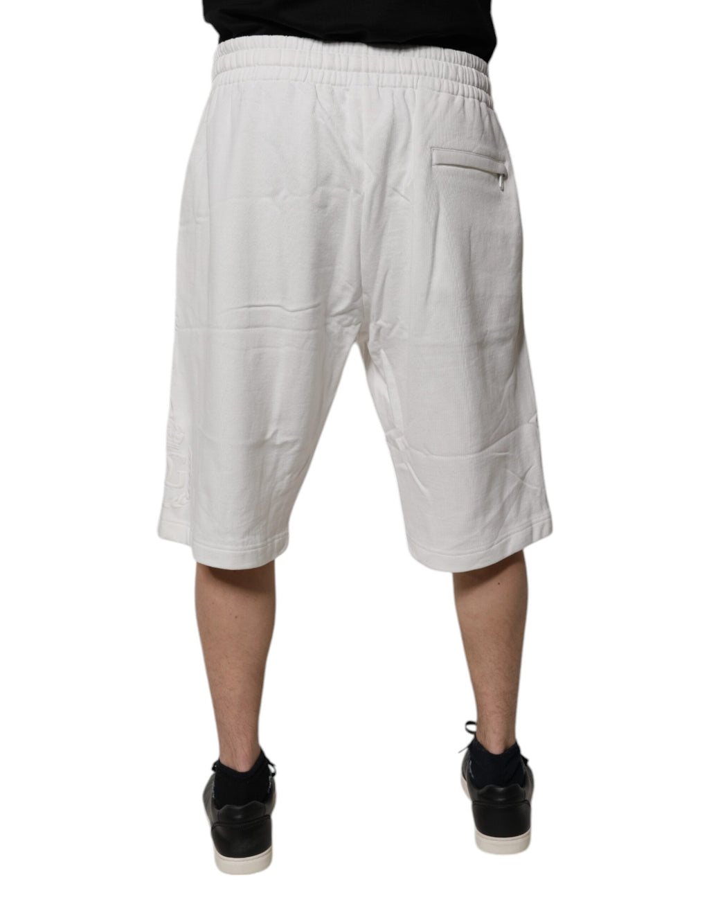Dolce & Gabbana White Bermuda for Men side view