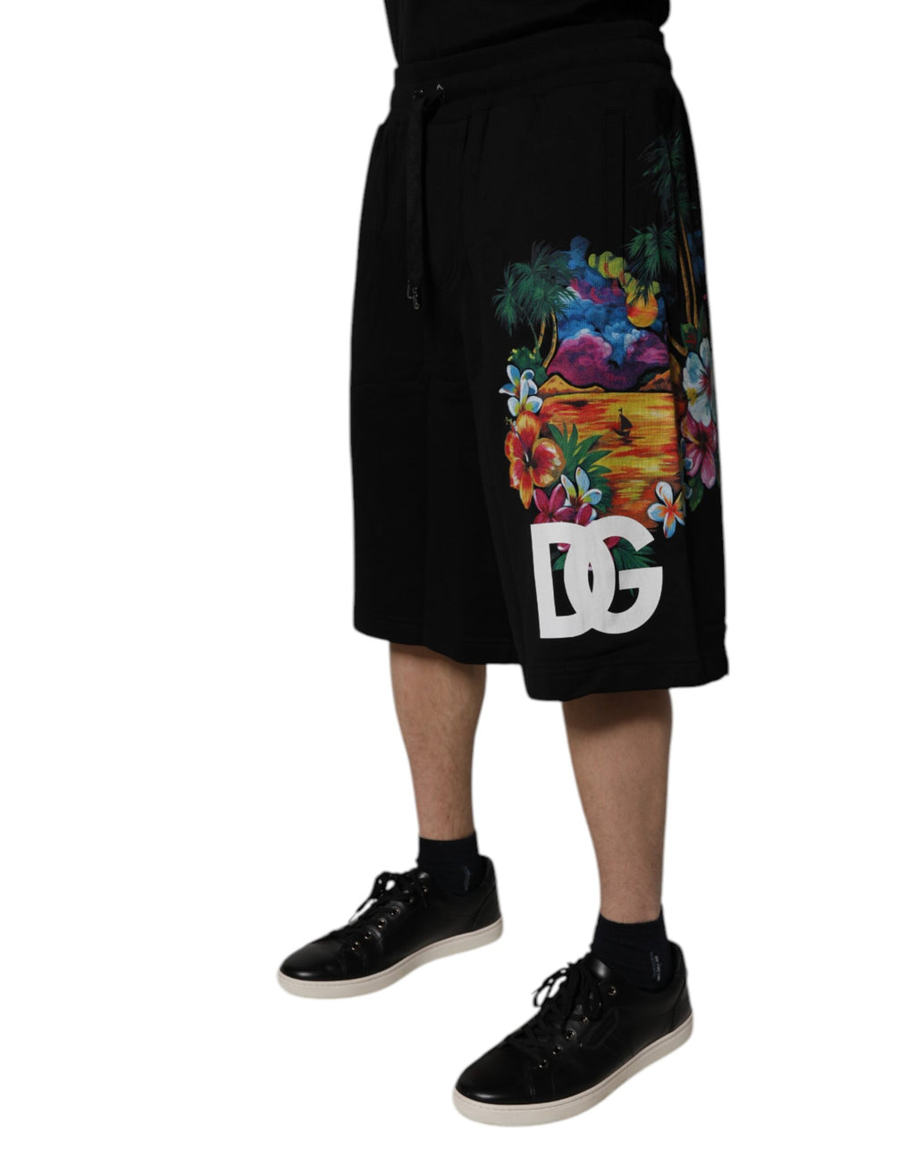 Dolce & Gabbana Black Bermuda for Men detail view