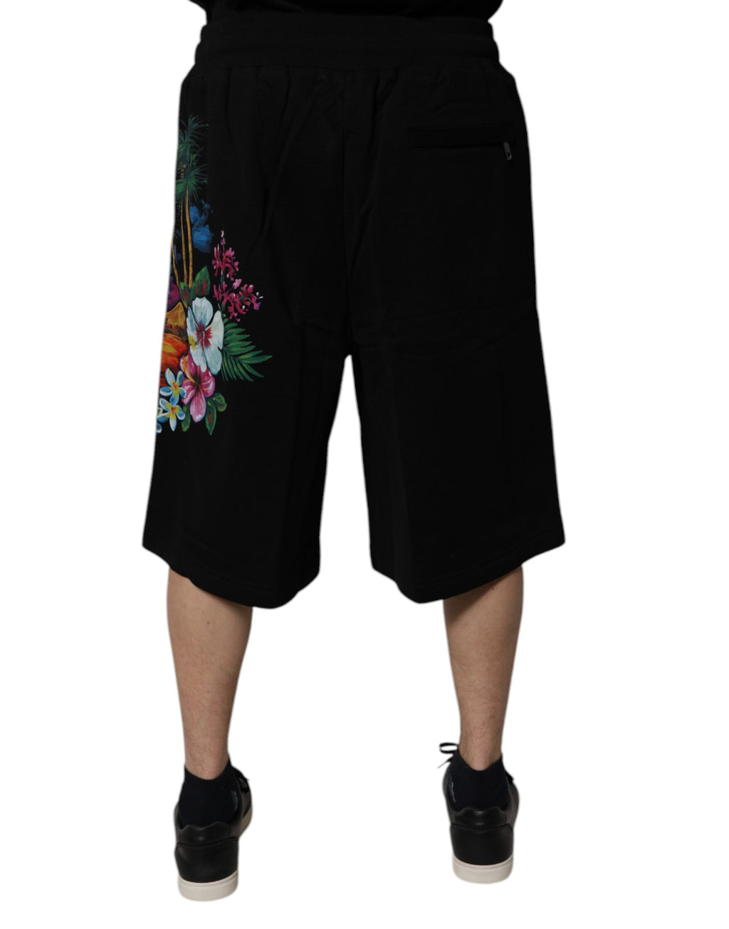 Dolce & Gabbana Black Bermuda for Men side view