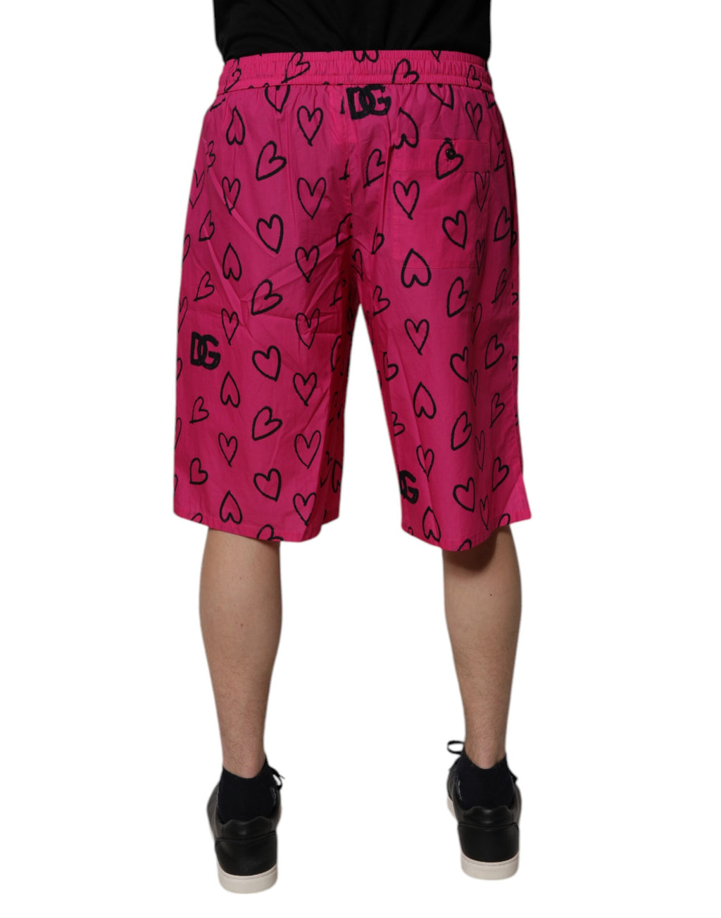 Dolce & Gabbana Pink Bermuda for Men side view