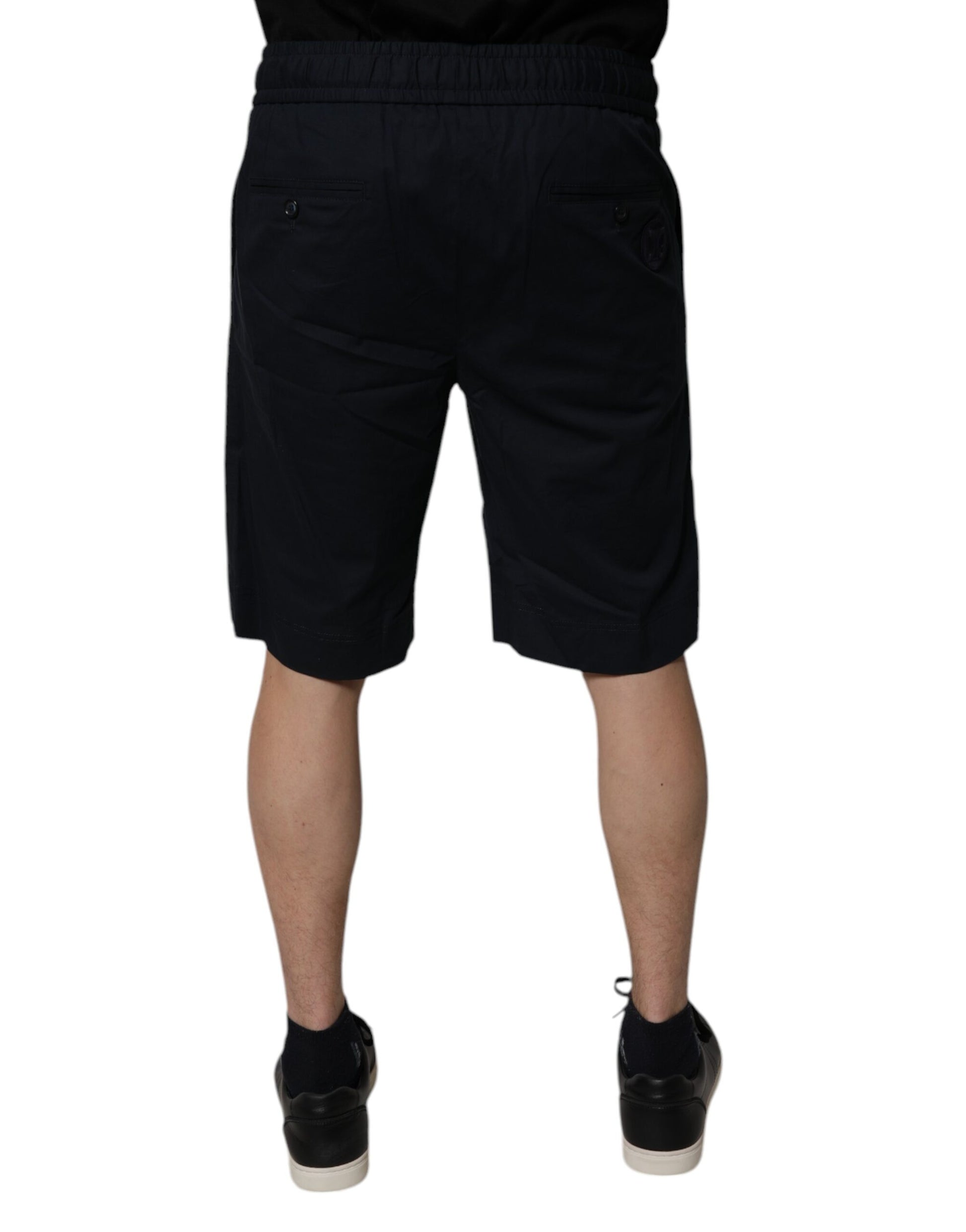 Dolce & Gabbana Black Bermuda for Men side view