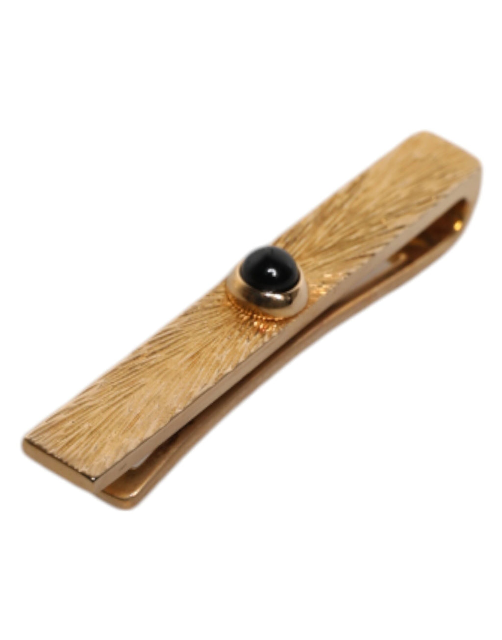Dolce & Gabbana Gold Tie Clips for Men detail view