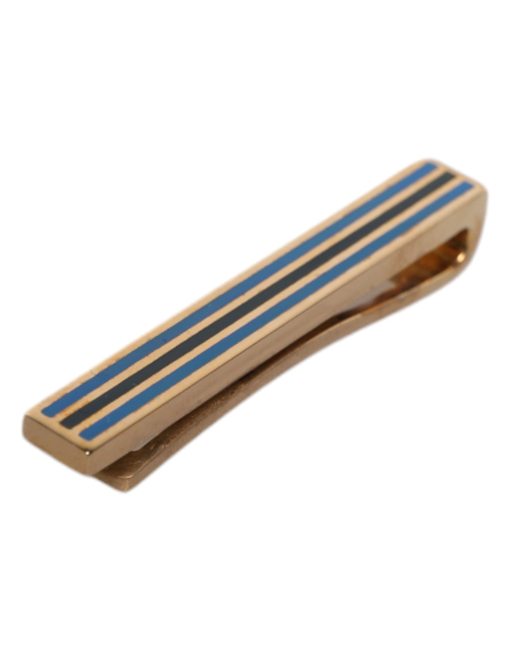 Dolce & Gabbana Gold Tie Clips for Men detail view