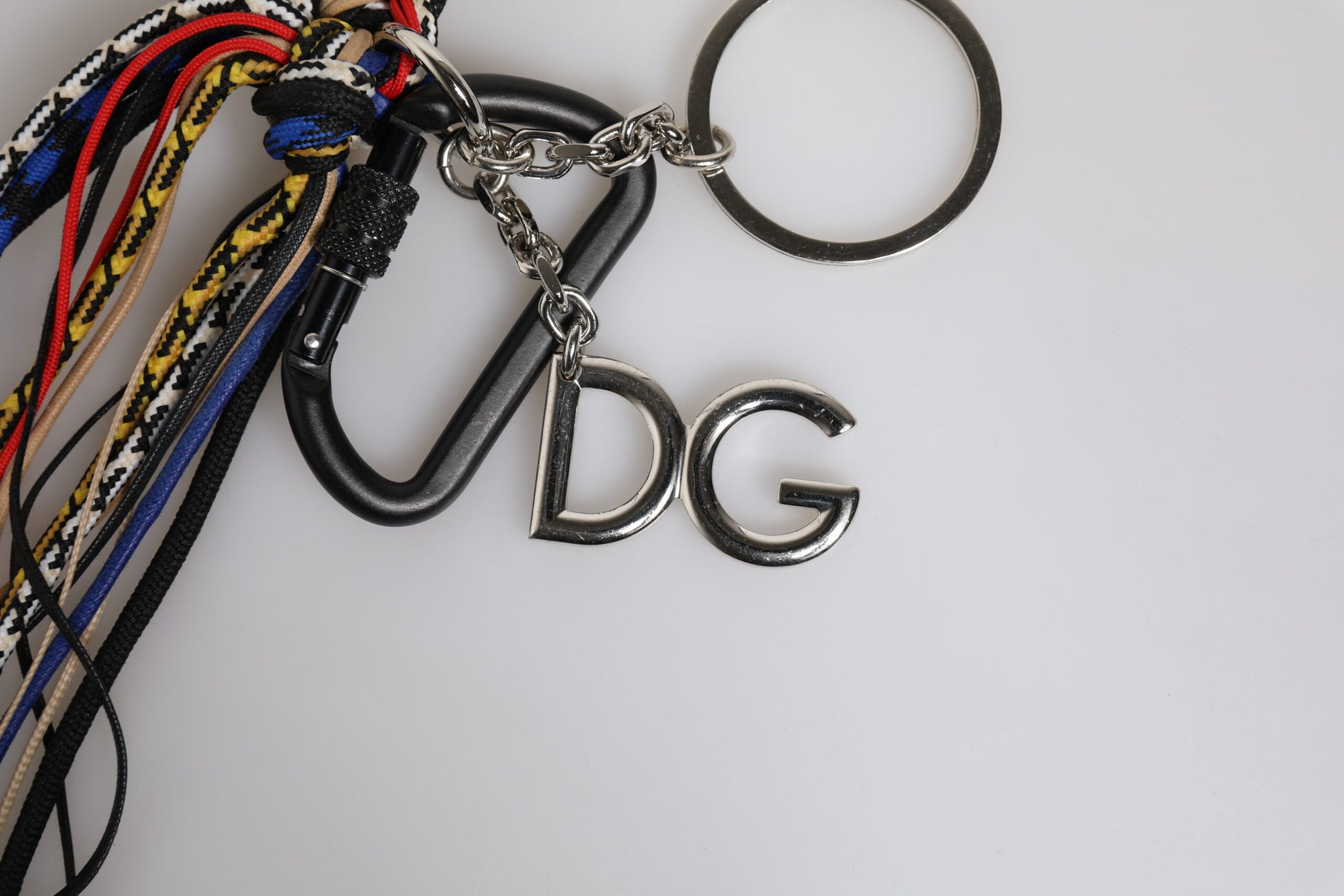 Dolce & Gabbana Multicolor Braided Rope Logo Bag Shoulder Strap