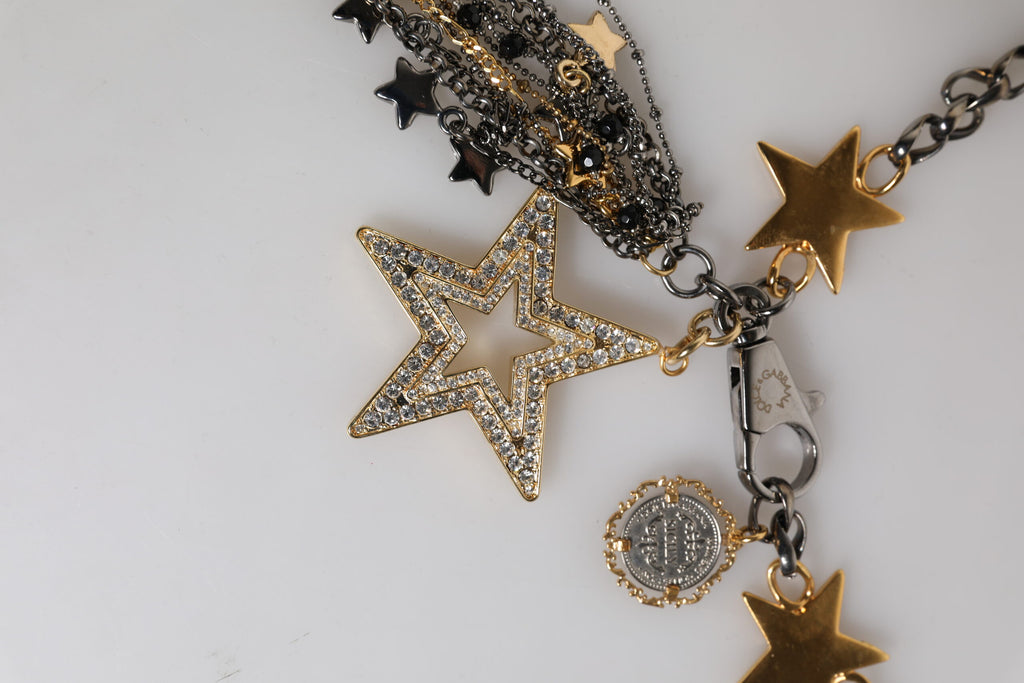 Ceinture de taille Dolce & Gabbana en laiton doré et argenté orné