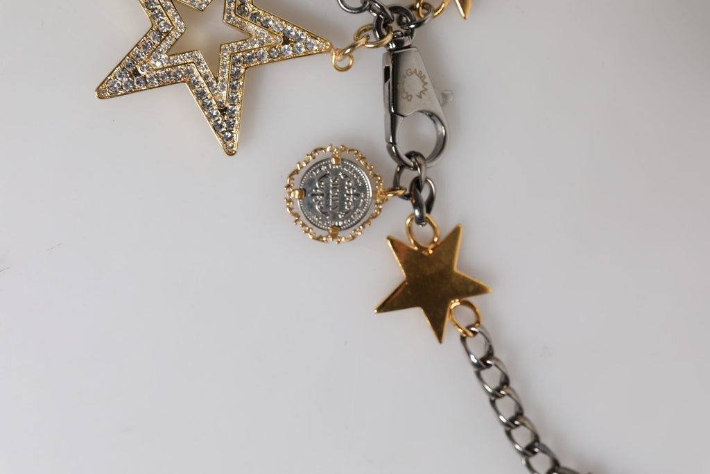 Ceinture de taille Dolce & Gabbana en laiton doré et argenté orné