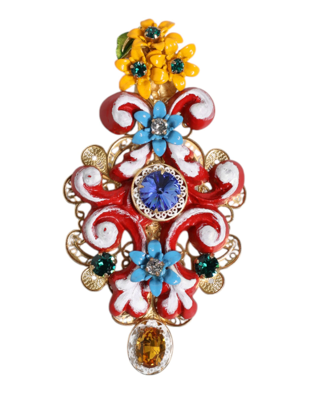Dolce & Gabbana Multicolor Hair Clips for Women alternate view