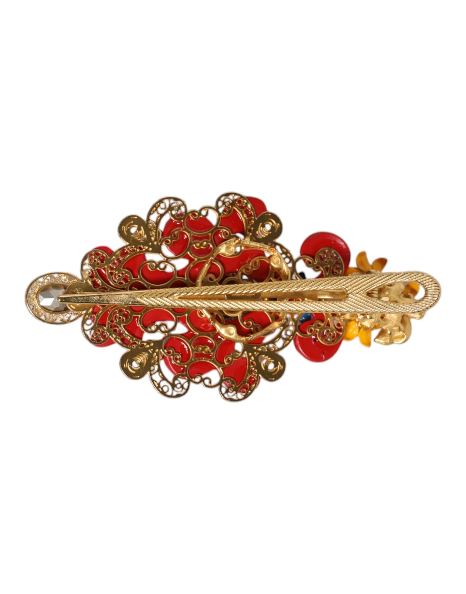 Dolce & Gabbana Multicolor Hair Clips for Women detail view