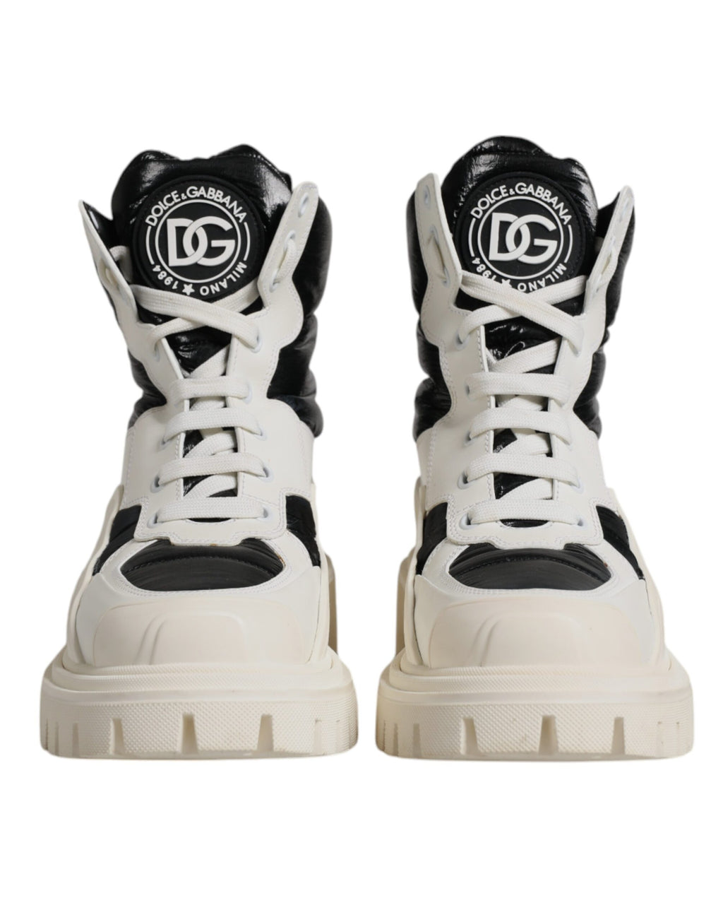 Dolce & Gabbana White Lace Up Boots for Women alternate view