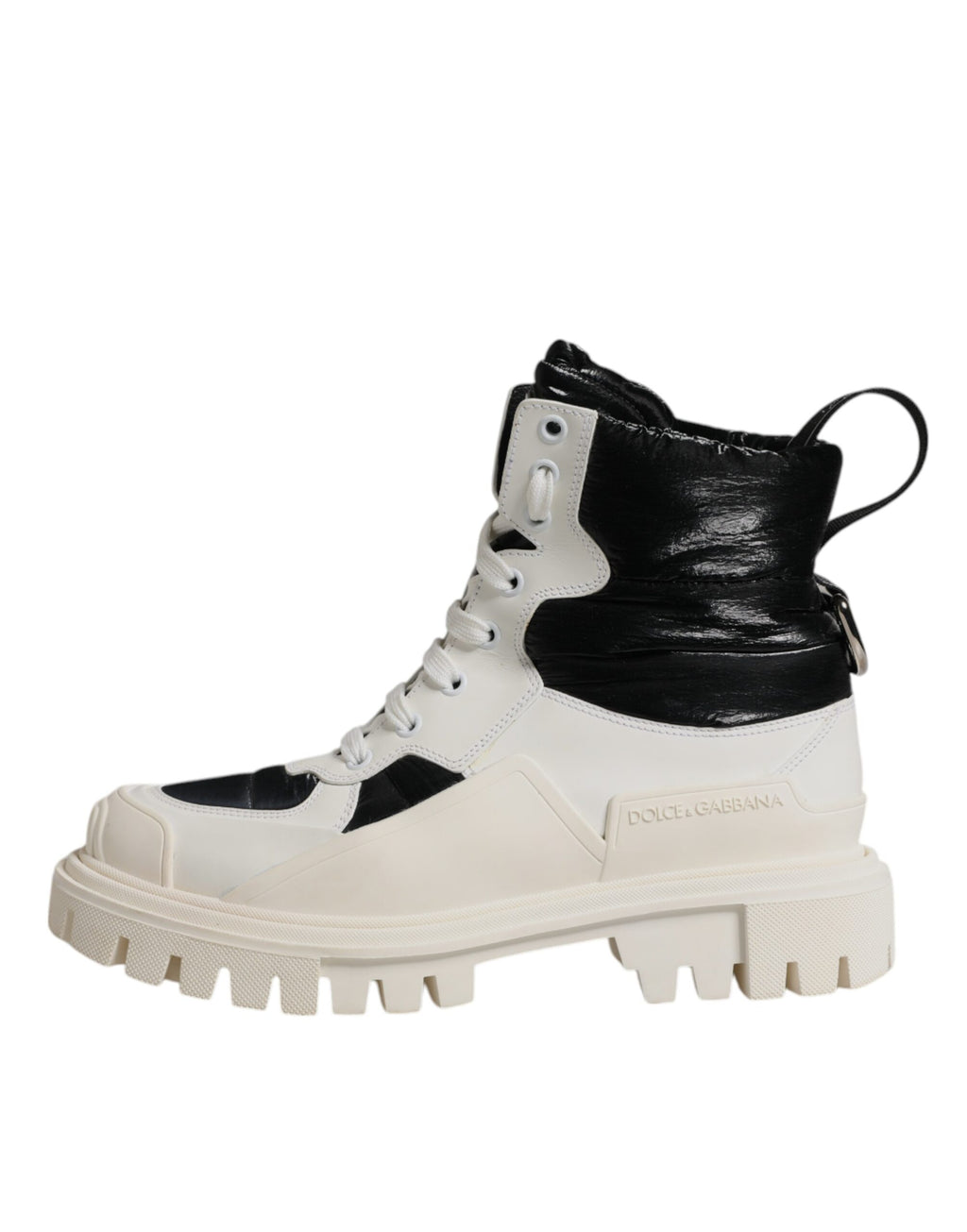 Dolce & Gabbana White Lace Up Boots for Women additional view