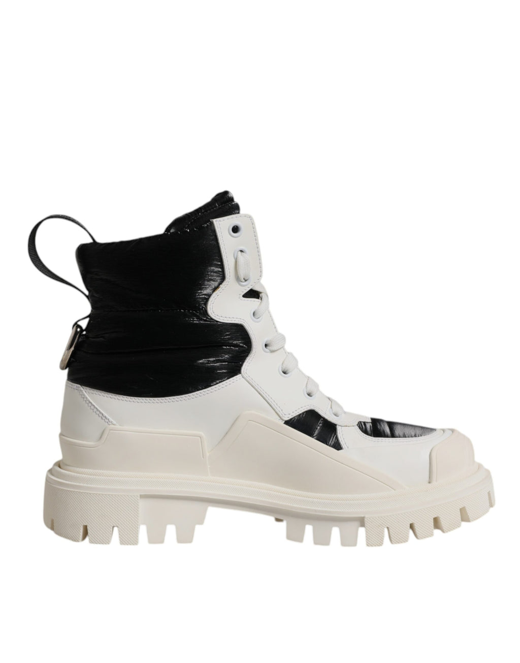 Dolce & Gabbana White Lace Up Boots for Women