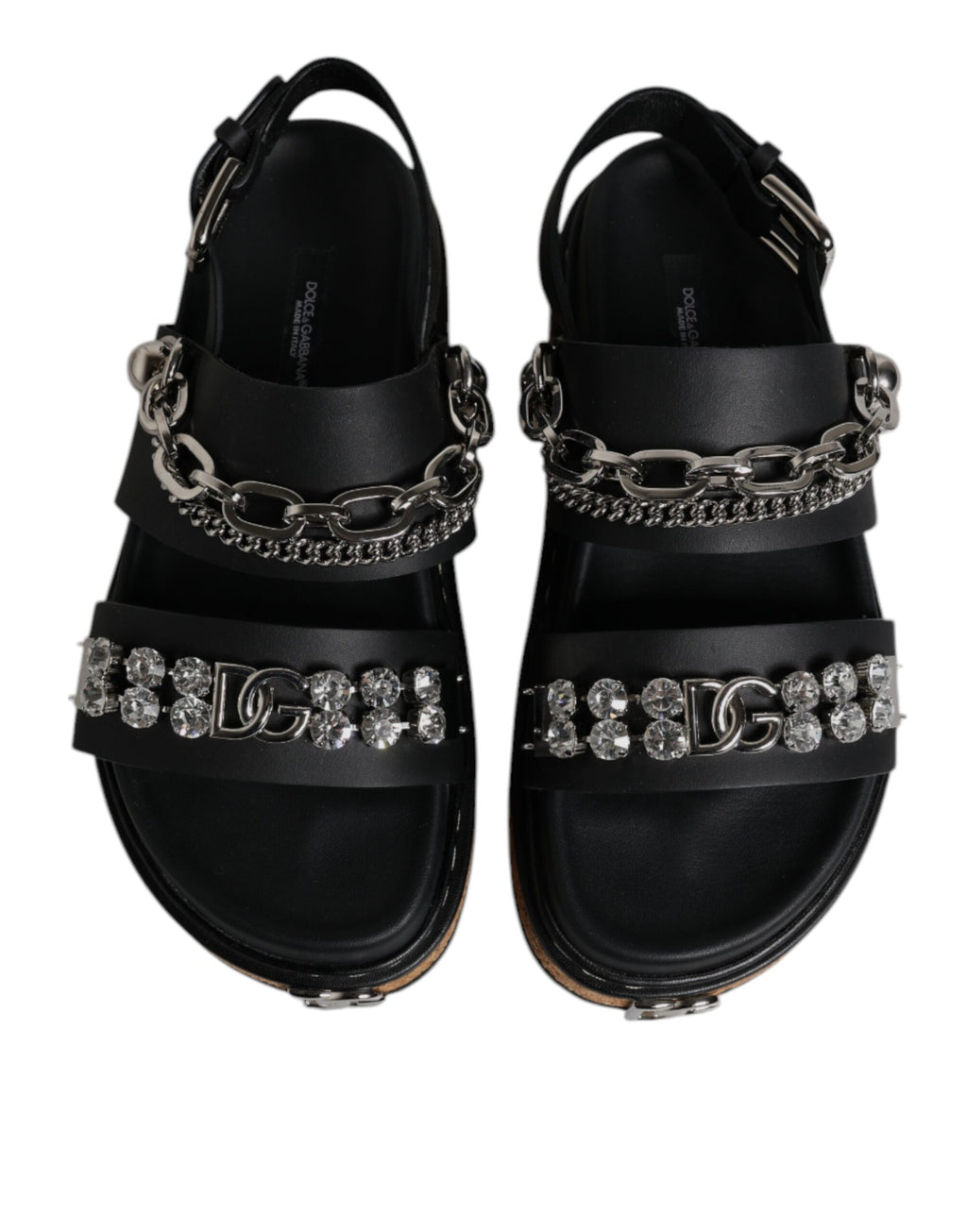 Dolce & Gabbana Black Flat for Women detail view