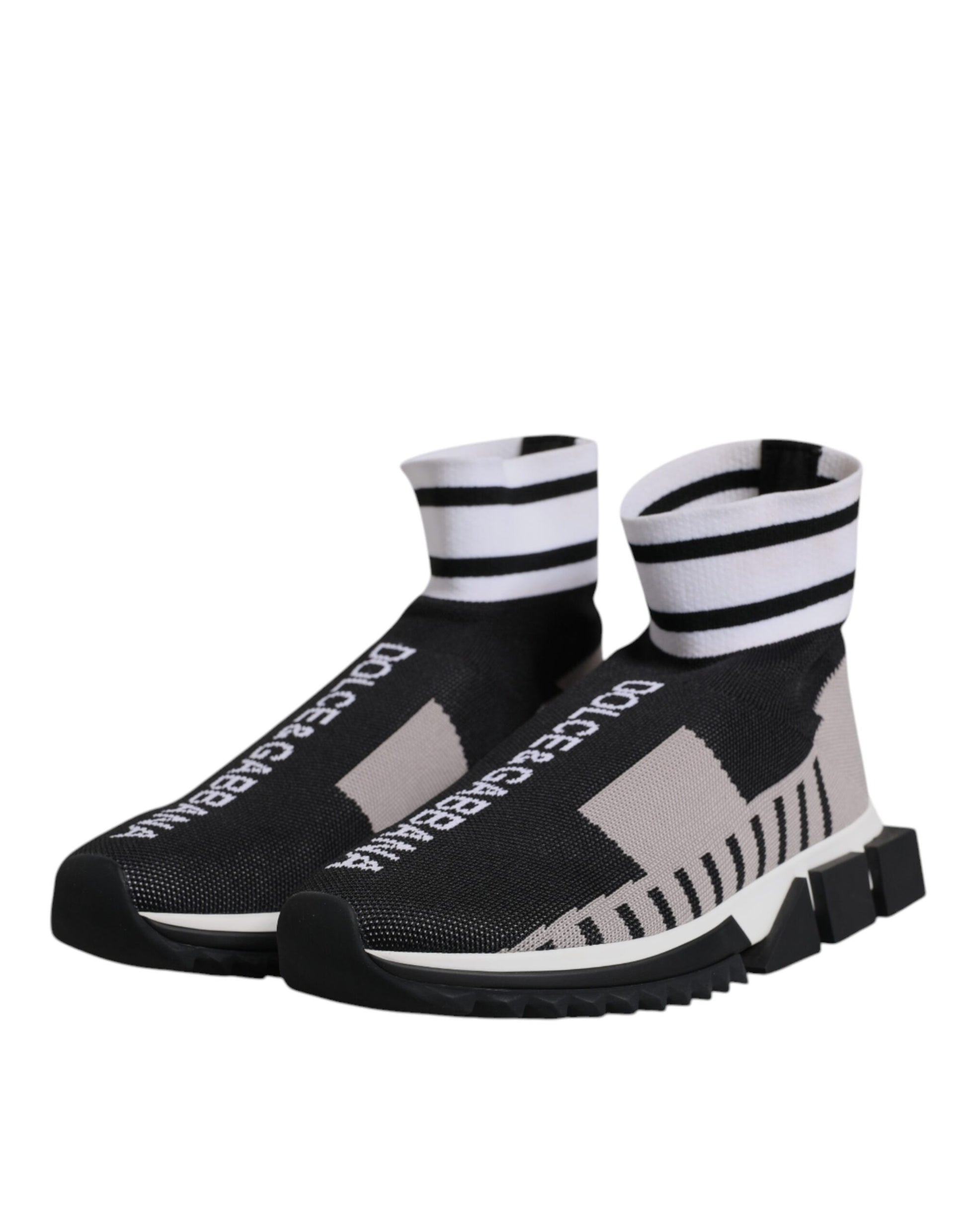Dolce & Gabbana Grey Athletic Sneakers for Women side view