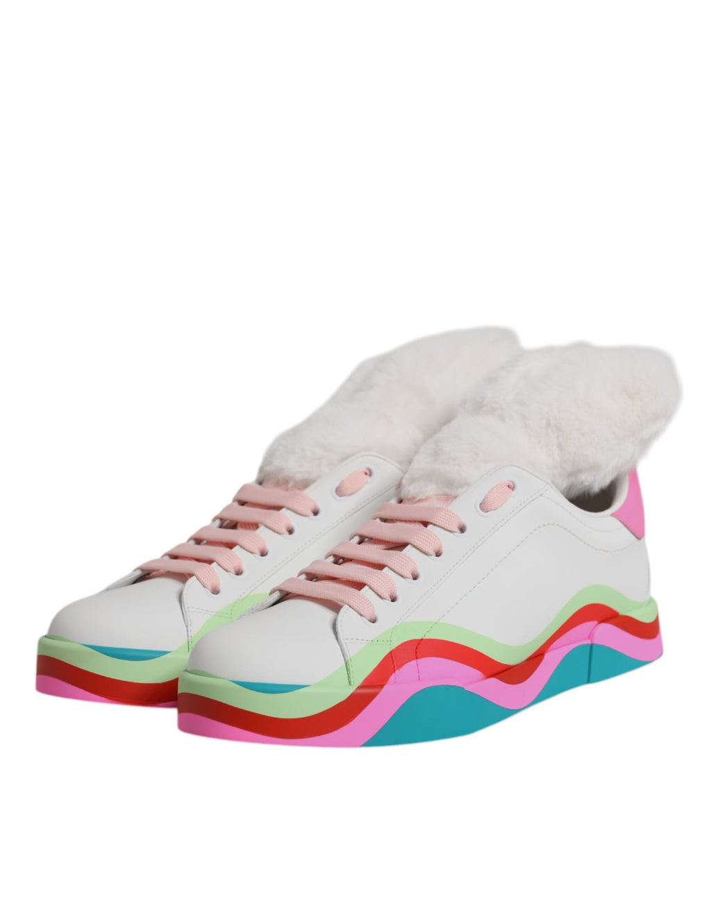 Dolce & Gabbana Multicolor Low Top Sneakers for Women side view