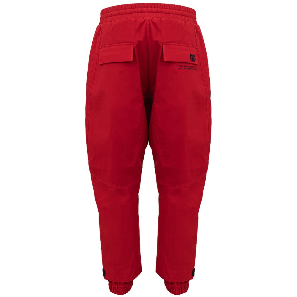 Dolce & Gabbana Red Athletic Pants for Men alternate view