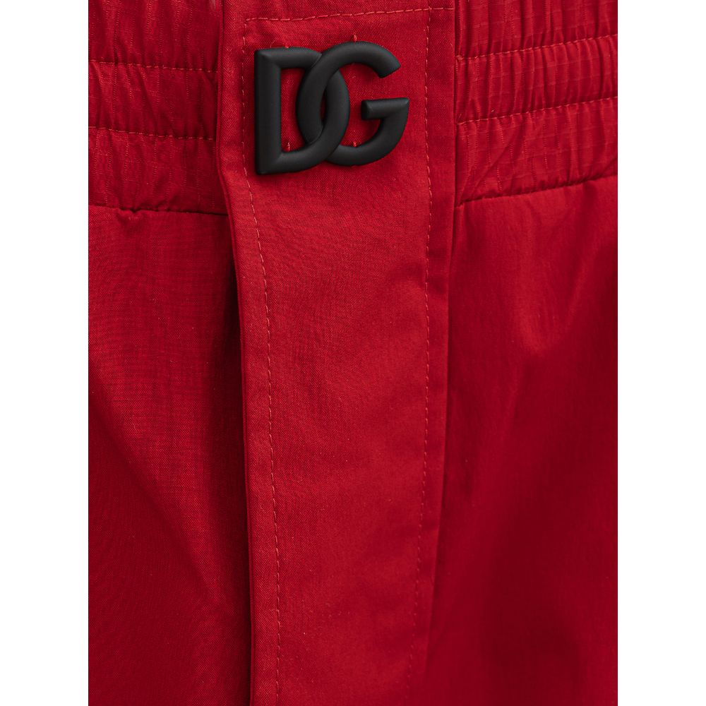 Dolce & Gabbana Red Athletic Pants for Men side view