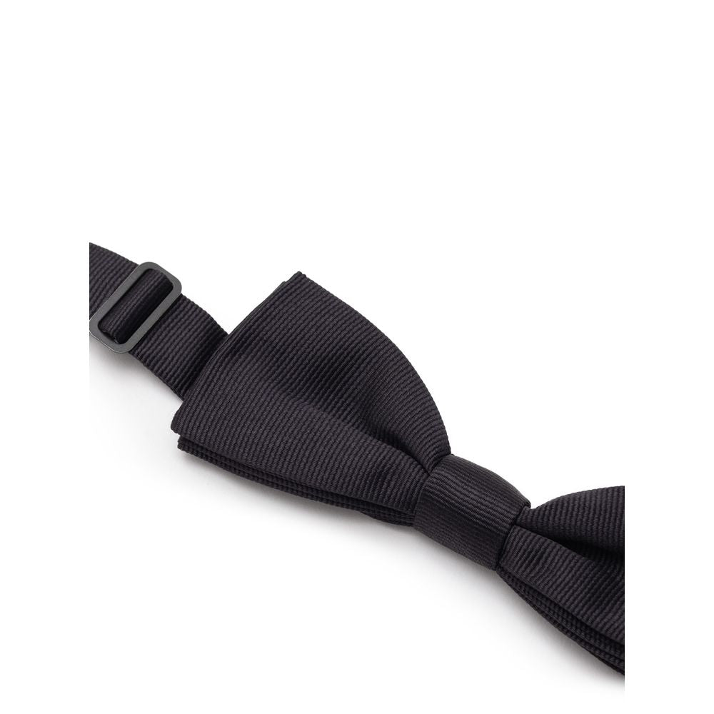 Nœud papillon en soie noir Dolce & Gabbana