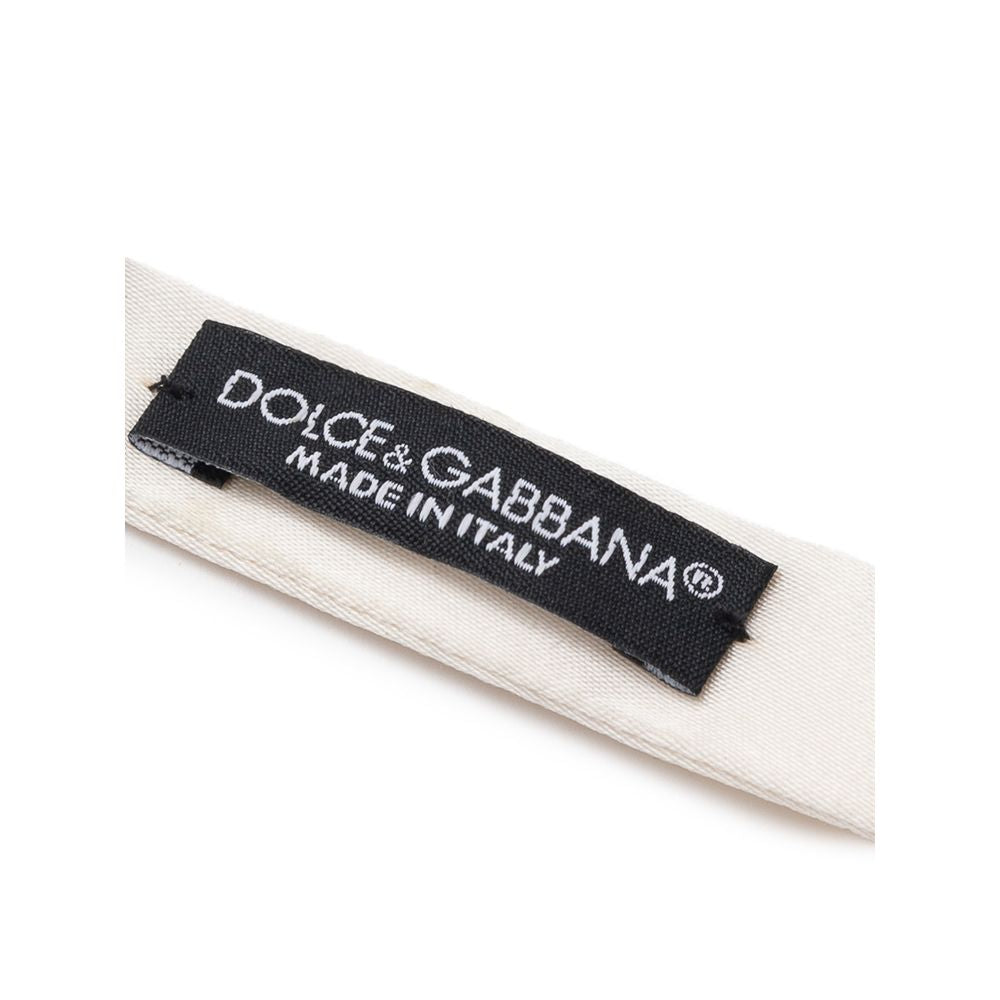 Dolce & Gabbana White Bowties for Men detail view