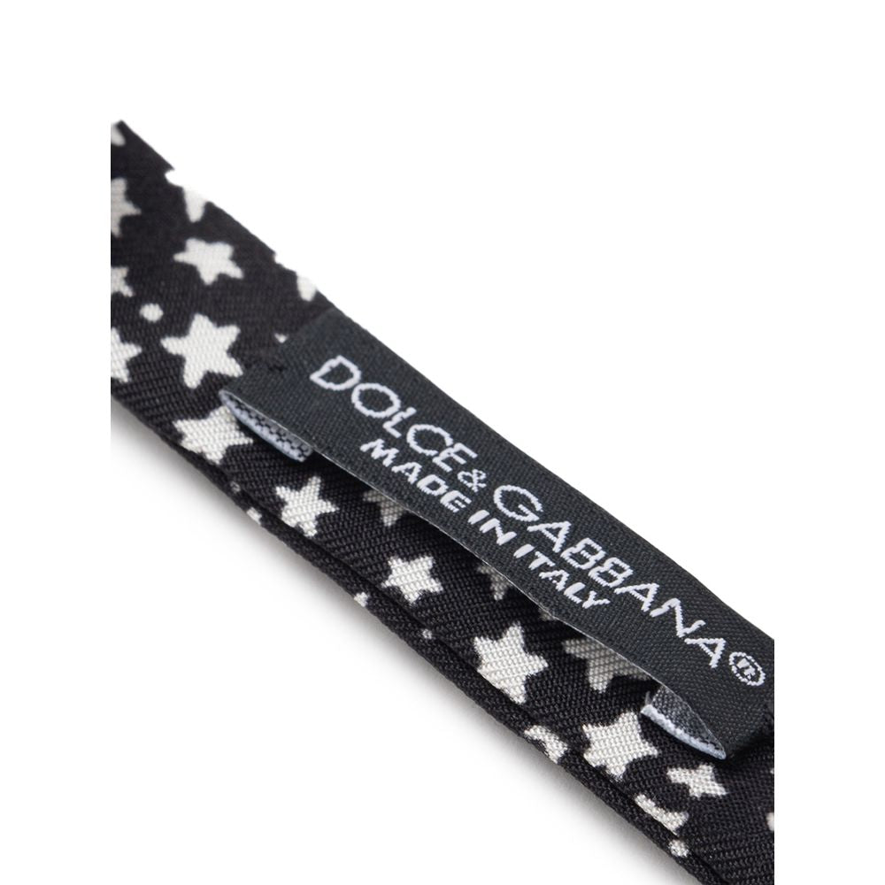Dolce & Gabbana Black Bowties for Men side view