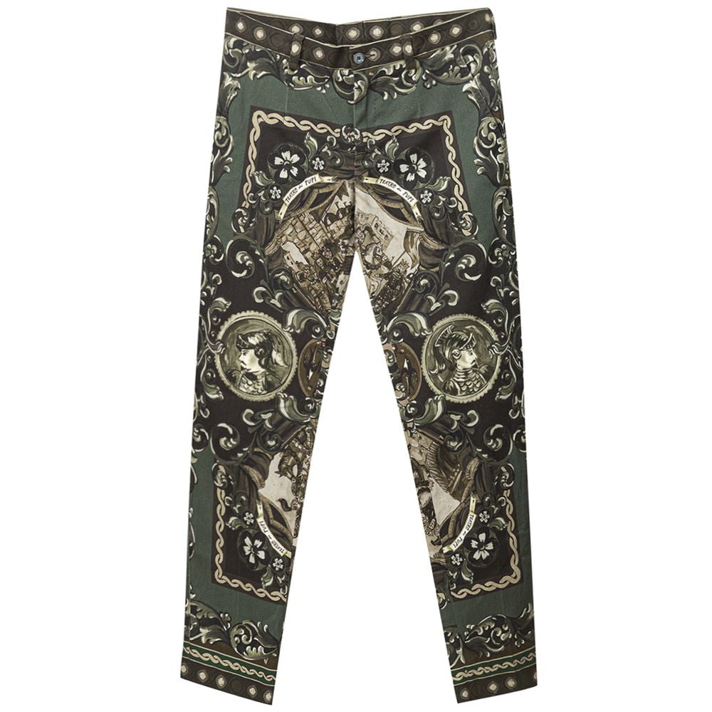 Dolce & Gabbana Green Casual Pants for Women