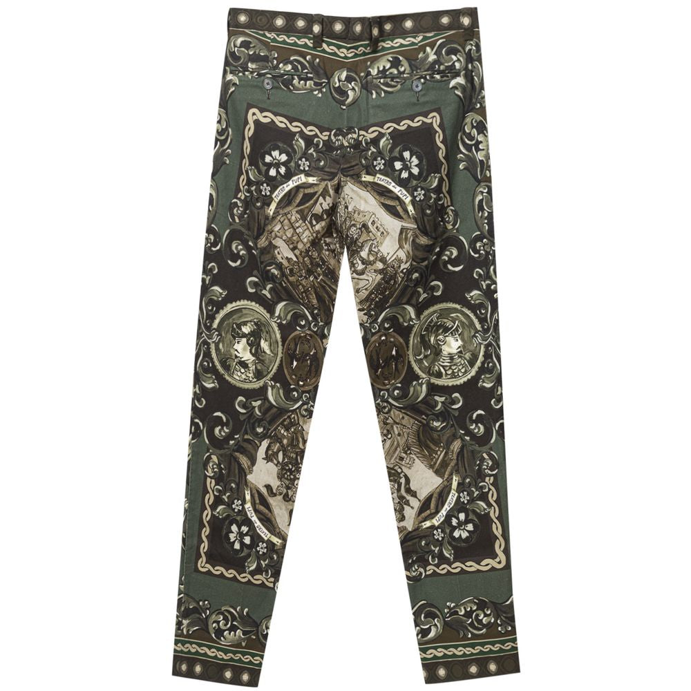 Dolce & Gabbana Green Casual Pants for Women alternate view