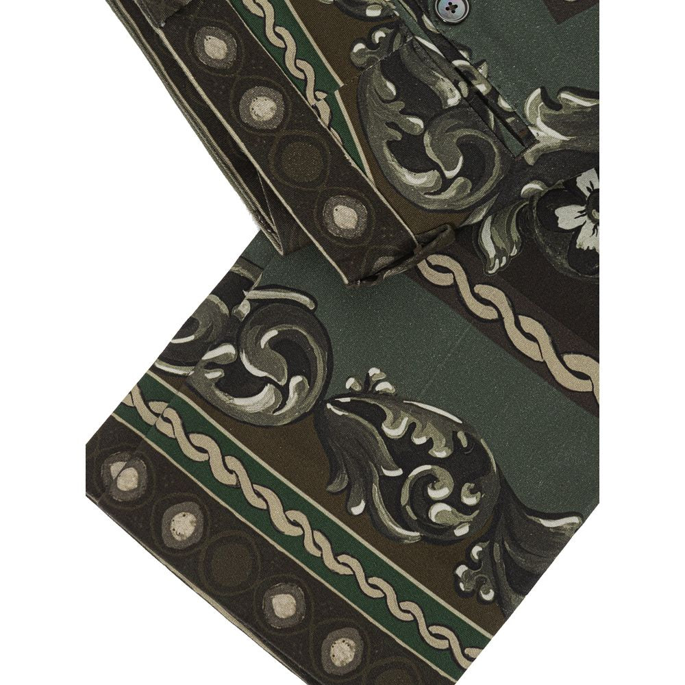 Dolce & Gabbana Green Casual Pants for Women additional view