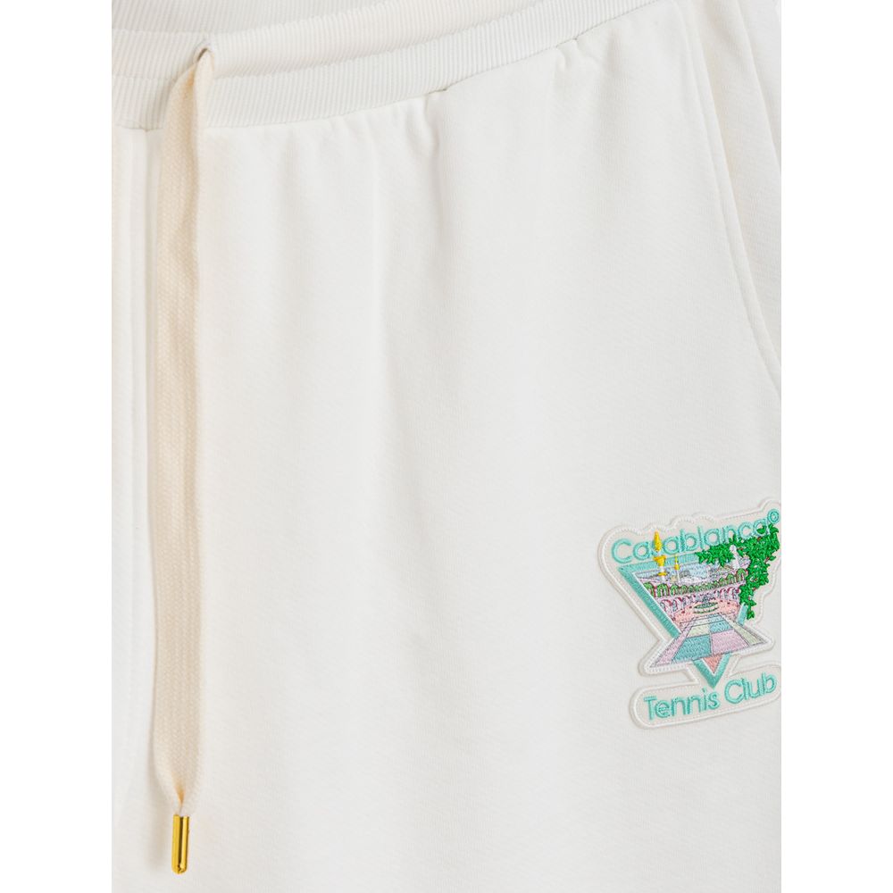 Casablanca – Weiße Sporthose aus Baumwolle