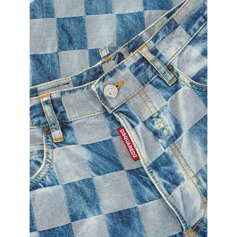 Dsquared² Blue Relaxed Fit Jeans for Women detail view