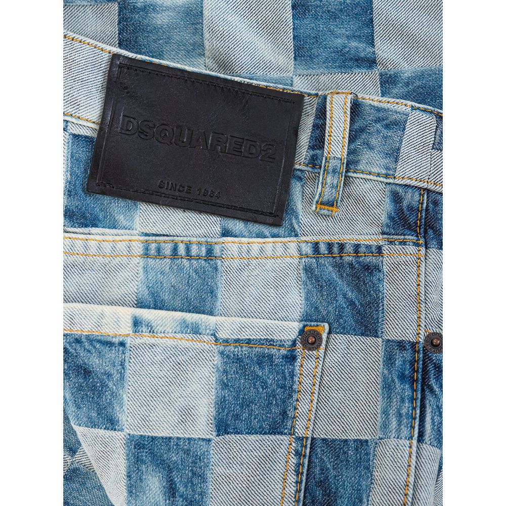 Dsquared² Blue Relaxed Fit Jeans for Women side view
