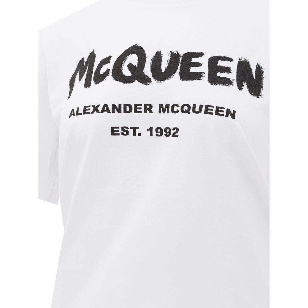 Alexander McQueen White T-Shirt for Women detail view
