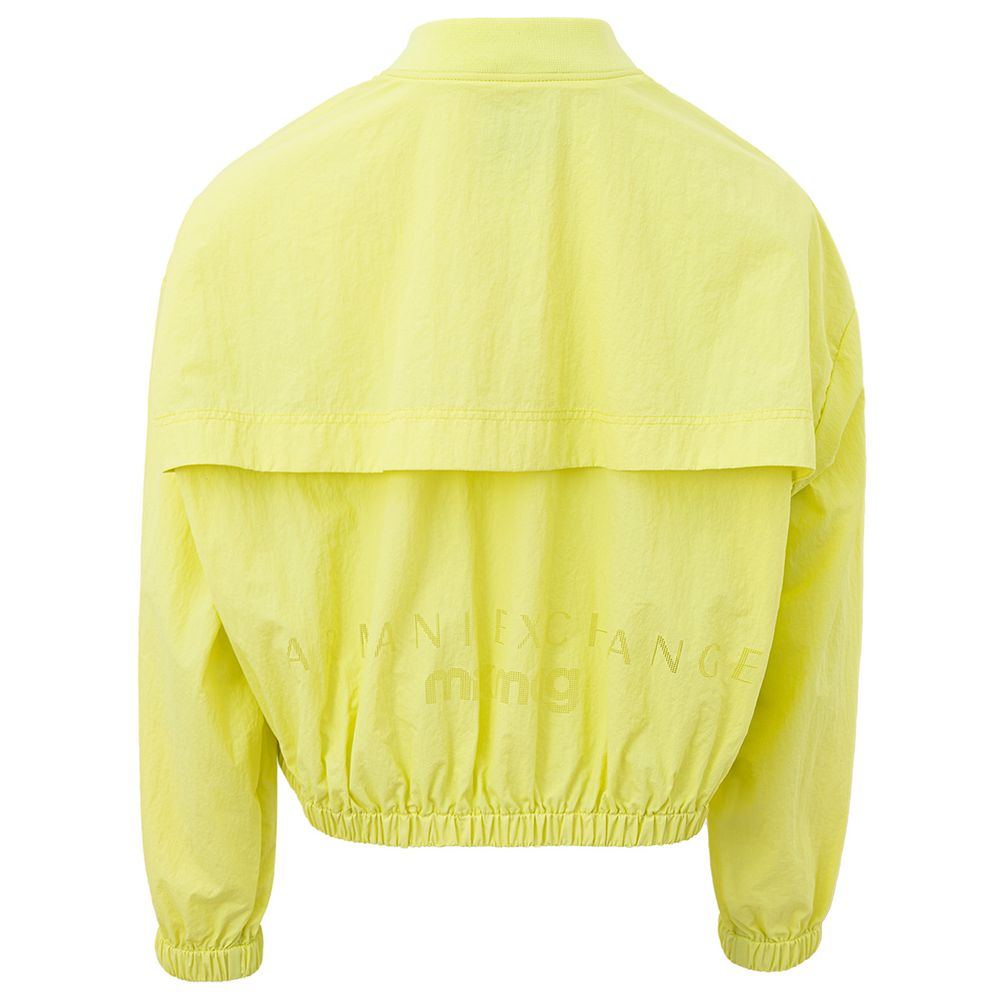 Armani Exchange Yellow Bomber for Women alternate view